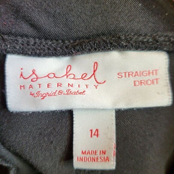 Isabel Maternity by Ingrid & Isabel Maternity Straight Droid Pants (Size 14) - Picture 4 of 4